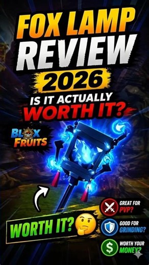 🦊 FOX LAMP Review (2026) – Is It Actually Worth It in Blox Fruits? #bloxfurit #roblox #bloxfruits