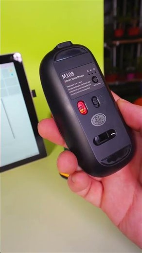 Smart AI mouse automatically types text by voice