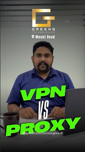 VPN vs Proxy – Which One Do You Need? 🤔🔍 #greenstechnologiesit