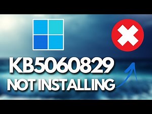 KB5060829 Update Not Installing On Windows 11 Version 24H2 FIX