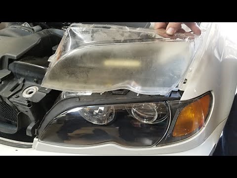 '03 BMW 325xi E46: Headlight Lens Replacement