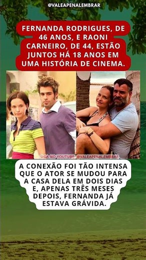 FILME REAL: Fernanda Rodrigues recorda início "surreal" com o marido.