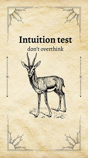 What did you get? 🧠👇🏻#intuitiontest#intuition #personality #personalitytest