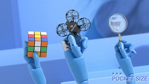 Watch SNAPTAIN H823H Blue Mini Drone on Amazon Live