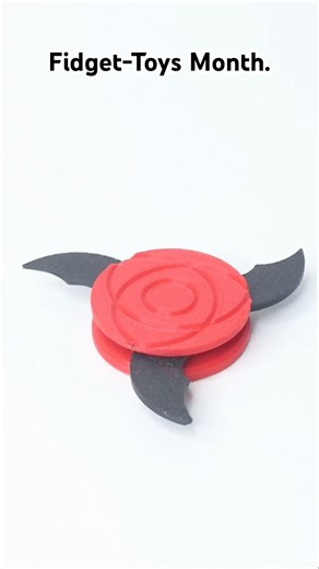 Shuriken Fidget 3D printed. #3dprinting #fidget #toys