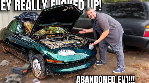 【史诗级捡漏】通用当年想销毁所有EV1，我们却在废车场“抢”回来一台！全网唯一合法私有？