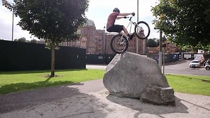 Ali Clarkson just built up a Ryan Leech Manifesto frame, and decided to use Ryan's "Manifesto" style of no correction hop riding for his first ride video. Head to his YouTube channel for the full video: https://youtu.be/DURpnZcUbVU #tartybikes #biketrials #biketrial #streettrials #streettrial #trials #trial #trialsbike #trialbike #trialsrider #trialsriding #trialrider #trialriding #trialsbiking #trialbiking #norco #norcobikes #retrobikes | TartyBikes
