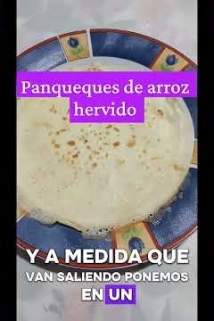PANQUEQUES DE ARROZ HERVIDO 🥞 ¡Sin Gluten y en Licuadora! 🌾✨