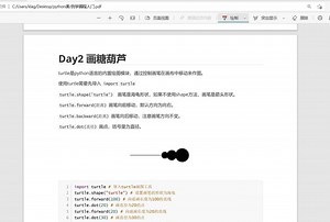 python编程day2-画糖葫芦