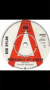 Bob Dylan - Positively 4th Street - UK CBS Records Demo released 1965