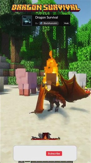 Minecraft Top Dragon Mods! #4 #shorts #minecraft