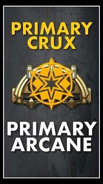 Primary Crux Gives 300% Status Chance | Warframe #warframe #warframeshorts #warframebuilds