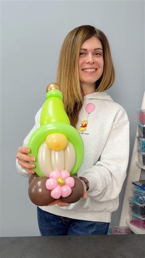 Magic balloons GNOME | DIY easy #videotutorial #easytomake #gnome #balloonart #twister
