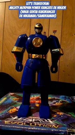 let's transform:Mighty morphin power rangers DX Ninjor (Ninja sentai Kakuranger DX Ninjaman) #mmpr