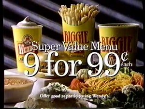 1991 Wendy's TV Commercial "with Susan Lucci”