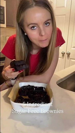 Healthy Sugar-Free Brownies | A 4-Ingredient Dessert