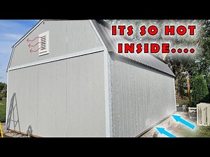 No More Hot Sheds! Simple Passive Cooling You Can DIY Build Today