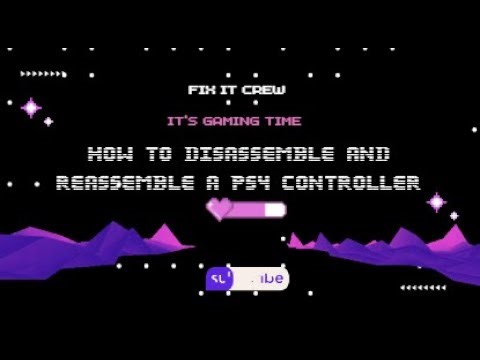 Disassembling and reassembling a PS4 controller!!