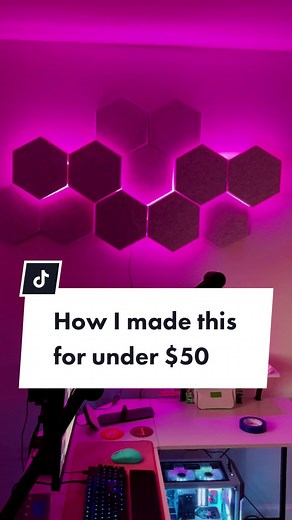 DIY LED Soundproof Panels for PC Setup