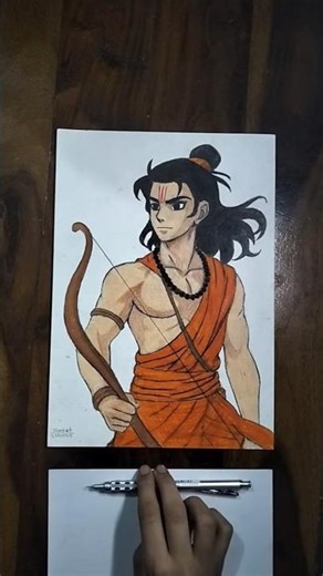 Shri Ramji drawing #art #drawing #sketch