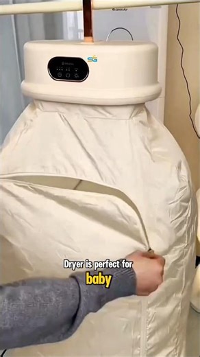 Portable Mini Folding Electric Clothes Dryer –Compact Baby Towel & Underwear Dryer for Home & Travel