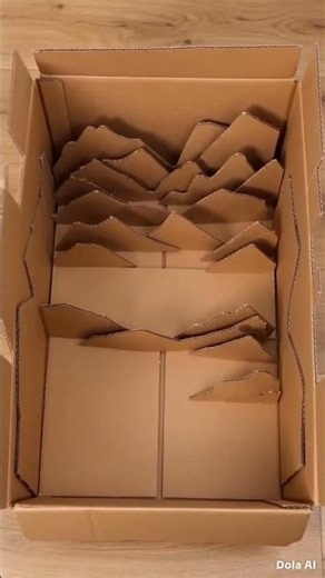 Building a Prehistoric World Inside a Cardboard Box! 🦖🌋