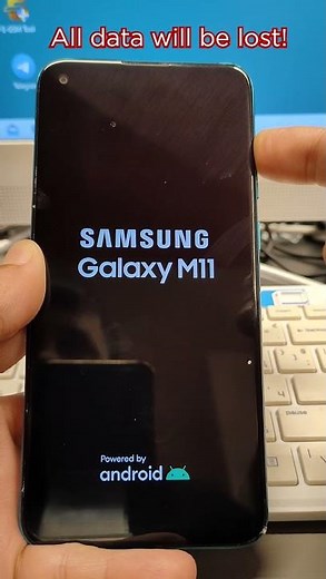 Samsung M11 (SM-M115F), Delete Pin, Pattern, Password lock.
