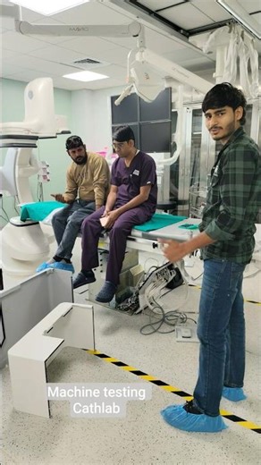 machine testing table alignment cathlab machine #hospital #electrical #machine #doctor