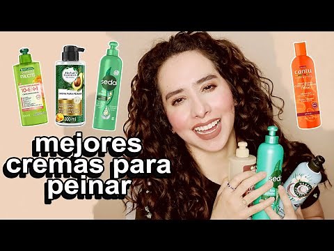 LAS MEJORES CREMAS PARA PEINAR EL CABELLO RIZADO/ONDULADO 🥇