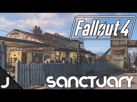 Fallout 4 - How to Put a Roof on Sanctuary Homes! [Without Mods]