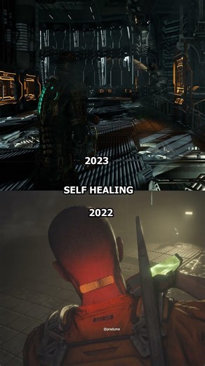 Callisto Protocol Dead Space Remake Heal Up Self #shorts #deadspace