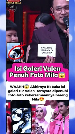 Valen Galeri hp di penuhi foto Mila😱 #milavalen #couplegoal #indosiar #dangdutacademy