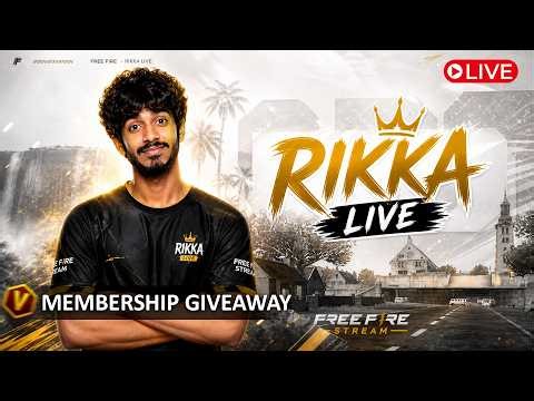 🔴Special Membership Giveaway 🎁 31 - 80 K | Freefire Live #freefire