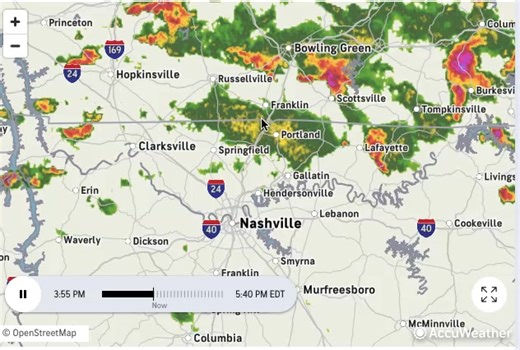 AccuWeather Radar Showing Storms north of Nashville 3:15pm CT. #Nashville #Tennessee #Kentucky #Weather #Traffic https://www.accuweather.com/en/us/chattanooga/37402/weather-radar/331086 | On Time Traffic | Facebook