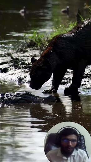 Predator Meets Predator: Mountain Lion Steps Into Alligator’s Lair