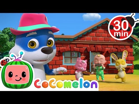 🐱Funny Furry Friends & Songs!🐰🦊 | JJ's Animal Time | Moonbug Kids - Play Outside with Friends