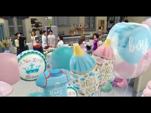 BABY SHOWER TIME!! SIMS 4