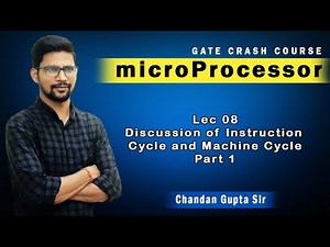 Lec 08 I Discussion of Instruction Cycle and Machine Cycle I Part 02 I Microprocessor I EE EC