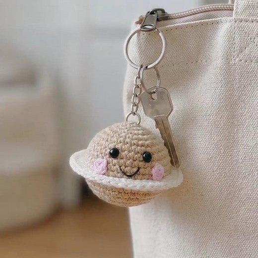 [Sky Series] Baby Saturn: Fun Planet Charm with Rings, Easy & Cute