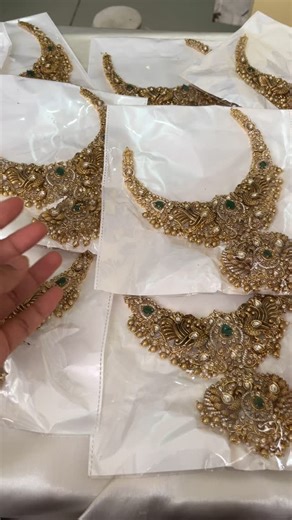 K R U T H I K A on Instagram: "Restocked!! Grand AD Peacock Emerald Necklace Code - NC1781 . Comment below to get price details & order link to your DM . Order from our website Search for product code Link in bio We accept orders only through our website, WhatsApp (+91 7989251505), and our official Instagram page (@kruthika_jewellery). We do not have any other pages or WhatsApp numbers."