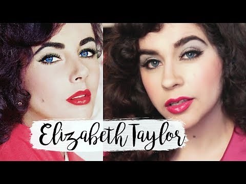 Elizabeth Taylor Hair & Makeup| Vintage Tutorial
