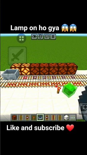 🔥 “Rail Se Redstone Lamp ON?! 😱⚡” #minecraftshorts