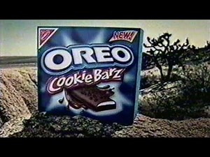 Oreo Cookie Barz Commercial, Aug 2 2002