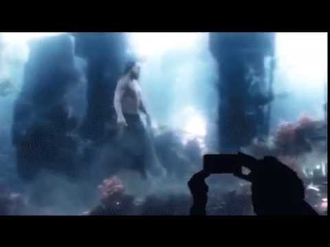 Justice League: First Look Jason Momoa Aquaman Water Footage