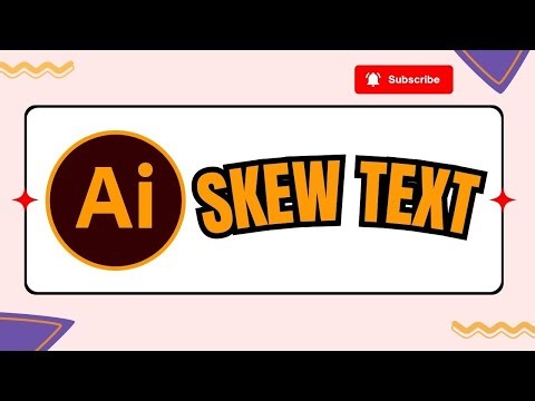 How to Skew Text in Adobe Illustrator