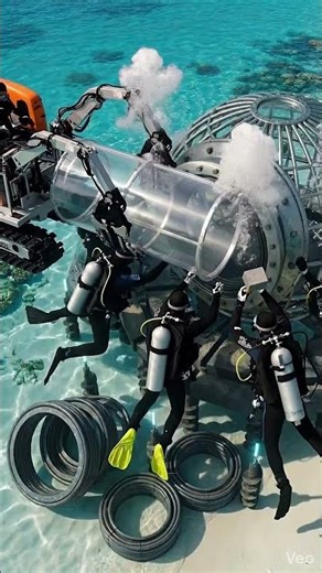 Underwater Utopia Luxury House Construction | Futuristic Ocean Home #shorts