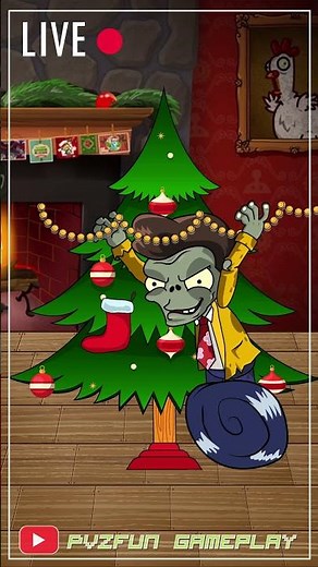 Merry Christmas - PLANTS VS ZOMBIES ANIMATION MEME #shorts #meme