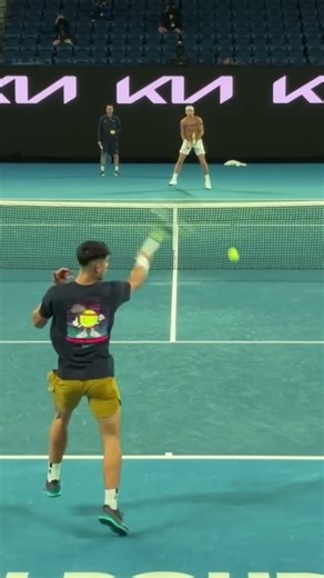 Alcaraz - Ruud Practice point