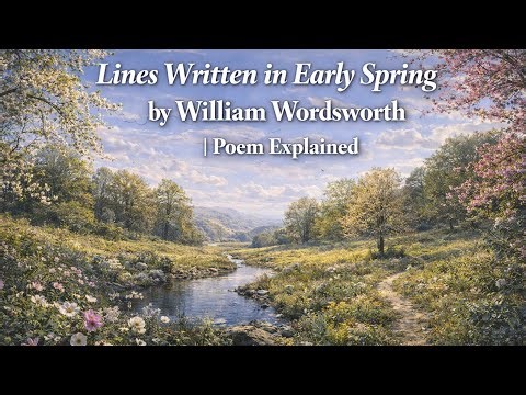 Lines Written in Early Spring by William Wordsworth | Poem Explained