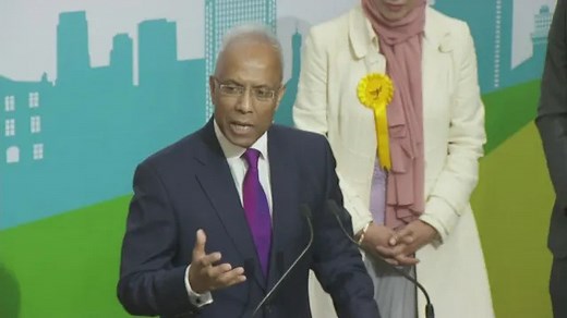 Lutfur Rahman wins Tower Hamlets vote after five-year ban